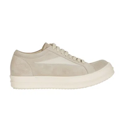 Pre-owned Rick Owens Wmns Scarpe Pelle Vintage Sneaker 'pearl Dirty Milk' | White | Women's Size 36