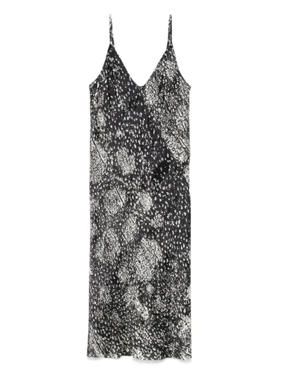Rick Owens Camisole-kleid Mit Wolf-print