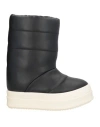 Rick Owens Woman Ankle Boots Black Size 11 Leather In Black