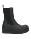 Rick Owens Woman Ankle Boots Black Size 6 Leather