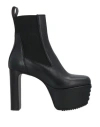 Rick Owens Luxor Grilled 120mm Platform Boots In Black