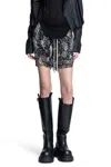 Rick Owens Shorts In Black&white