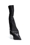 Rick Owens Taco Kiss Over-the-knee Boots In Black