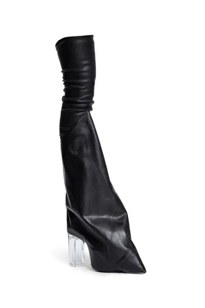 Rick Owens Woman Black Boots