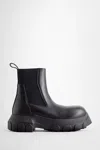 Rick Owens Lido Beatle Bozo Tractor In Washed Calf In Black