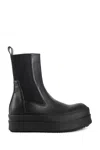 Rick Owens Woman Ankle Boots Black Size 6 Leather In Black