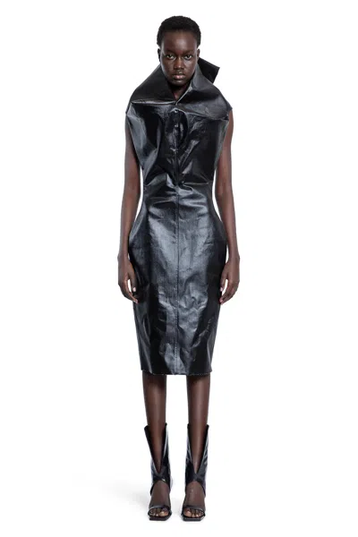 Rick Owens Woman Black Dresses