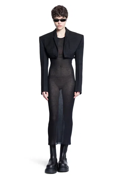 Rick Owens Woman Black Dresses