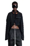 Rick Owens Woman Black Jackets In Black