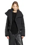 Rick Owens Woman Black Jackets In Black