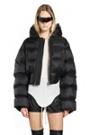 Rick Owens Woman Black Jackets In Black