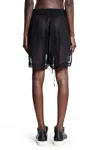 Rick Owens Woman Black Shorts