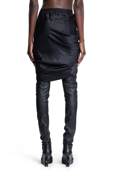 Rick Owens Woman Black Skirts