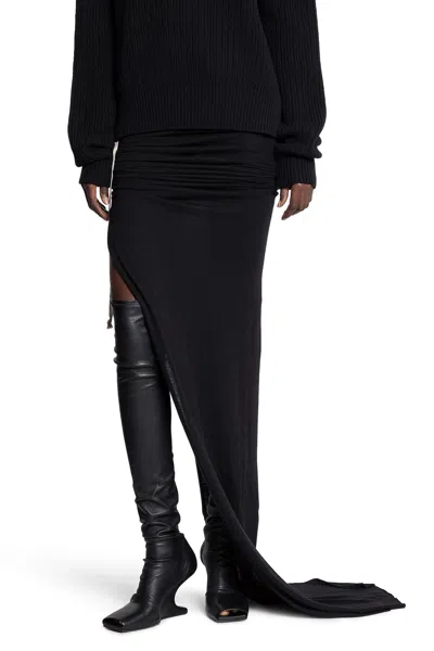 Rick Owens Woman Black Skirts