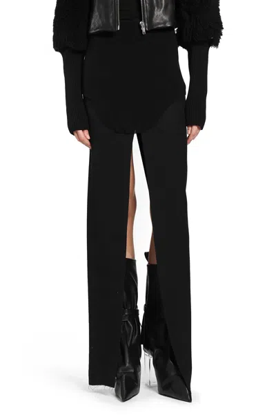 Rick Owens Woman Black Skirts