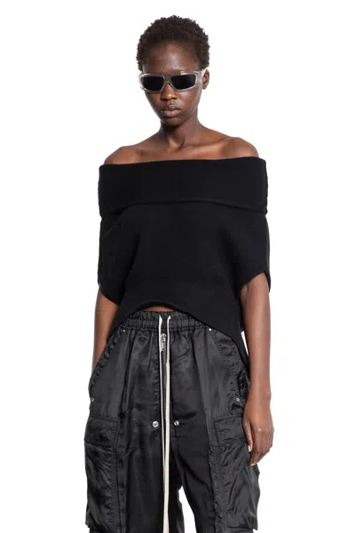 Rick Owens Woman Black Tops
