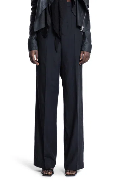 Rick Owens Woman Black Trousers