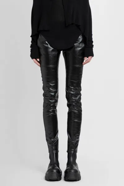 Rick Owens Woman Black Trousers