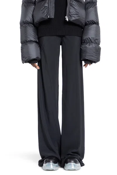 Rick Owens Woman Black Trousers