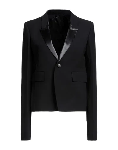 Rick Owens Suit Jackets In Black