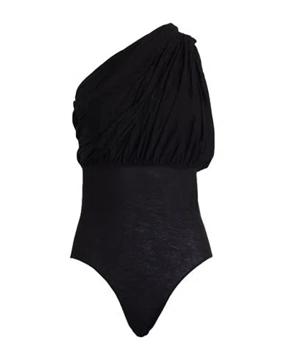 Rick Owens Woman Bodysuit Black Size 8 Cotton