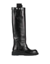 Rick Owens Woman Boot Black Size 7 Soft Leather In Black