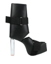 Rick Owens Black Splint Kiss Heels In Black