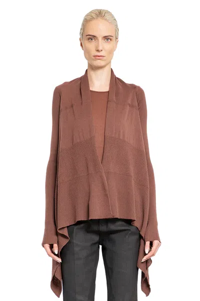 Rick Owens Woman Brown Knitwear