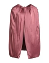 Rick Owens Woman Cape Antique Rose Size 4 Acetate, Viscose