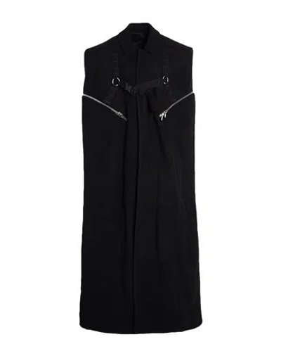 Rick Owens Woman Cape Black Size 4 Virgin Wool