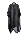 Rick Owens Woman Cape Black Size Onesize Silk In Black
