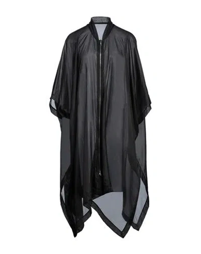 Rick Owens Woman Cape Black Size Onesize Silk