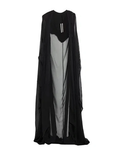 Rick Owens Woman Cape Black Size Onesize Silk