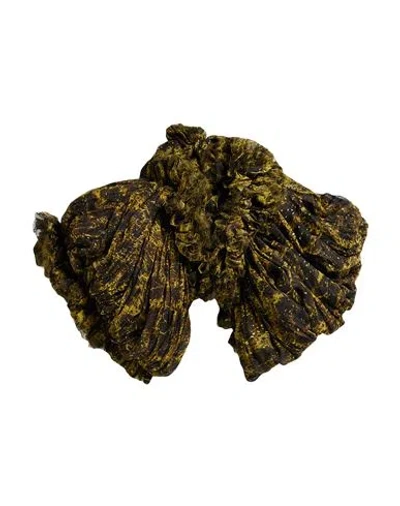 Rick Owens Woman Cape Lime Green Size Onesize Silk