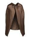 Rick Owens Woman Cape Military Green Size 4 Acetate, Viscose