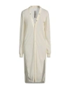 Rick Owens Woman Cardigan Beige Size M Wool In Beige