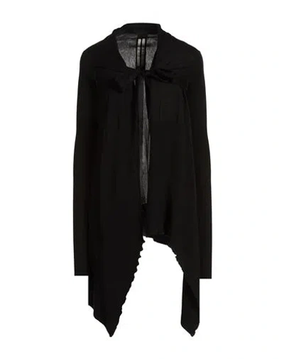 Rick Owens Woman Cardigan Black Size L Cashmere