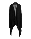 Rick Owens Woman Cardigan Black Size L Viscose, Polyester