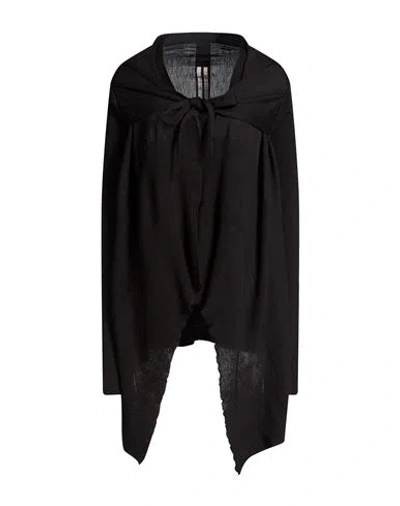Rick Owens Woman Cardigan Black Size L Wool