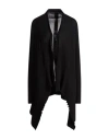 Rick Owens Woman Cardigan Black Size M Virgin Wool In Black