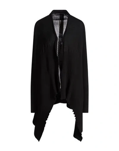 Rick Owens Woman Cardigan Black Size M Virgin Wool