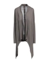 Rick Owens Woman Cardigan Lead Size L Virgin Wool