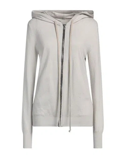 Rick Owens Woman Cardigan Light Grey Size Xs Cashmere