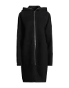 Rick Owens Woman Coat Black Size 4 Wool, Alpaca Wool In Black