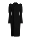 Rick Owens Woman Coat Black Size 8 Virgin Wool In Black