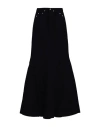 Rick Owens Woman Denim Skirt Black Size 26 Cotton In Black