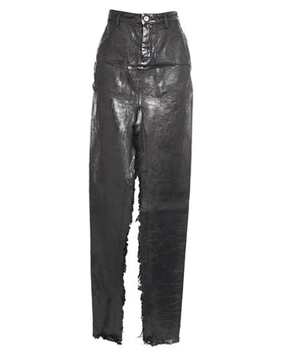 Rick Owens Woman Denim Skirt Black Size 26 Cotton