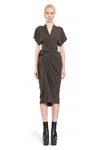 Rick Owens Woman Grey Dresses In Grey