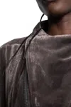 Rick Owens Woman Grey Jackets In Brown