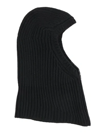 Rick Owens Woman Hat Black Size Onesize Cashmere, Wool